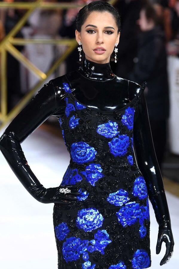 Naomi Scott in PVC