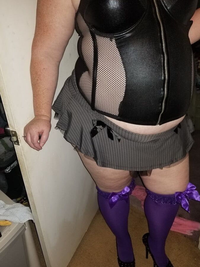 Purple stockings