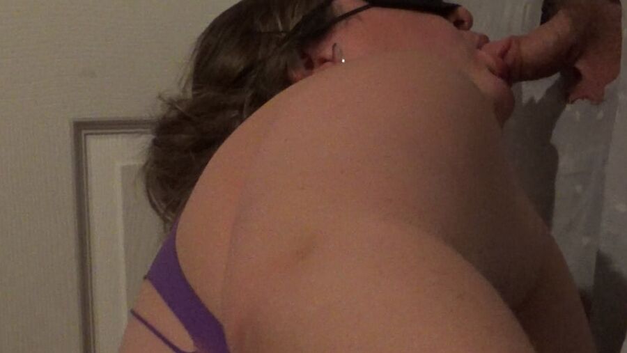 Bbw cuckold wife st glory hole try