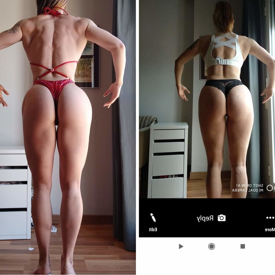 Sexy musculae girl great ass and boobs