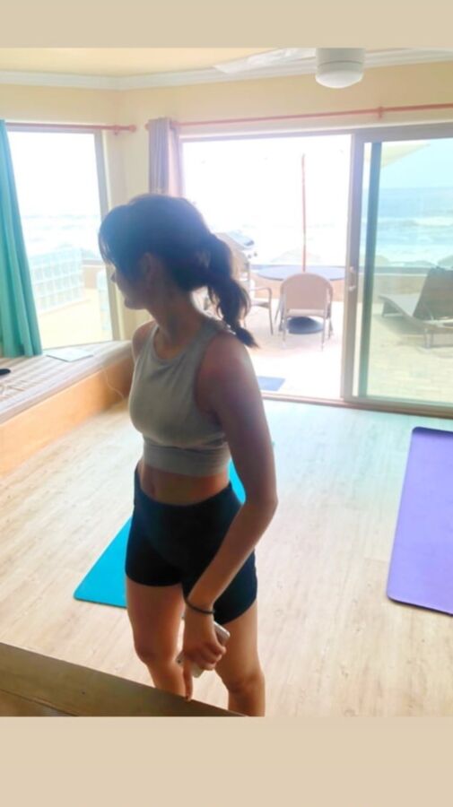 Chloe East bikini
