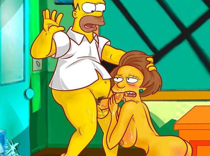 The simpsons and cartoon