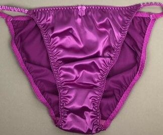 Panty satin flutter