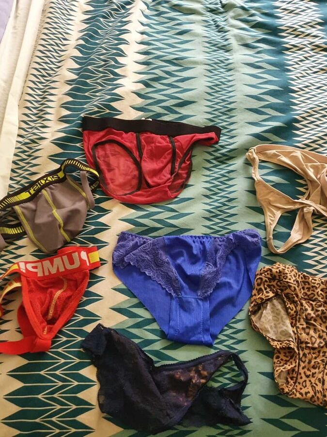 Cock of friends and wearing panties