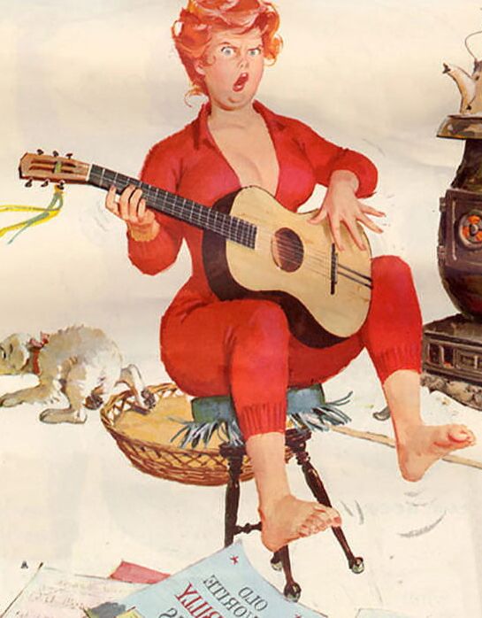 Plus-Size Pin-Up Hilda