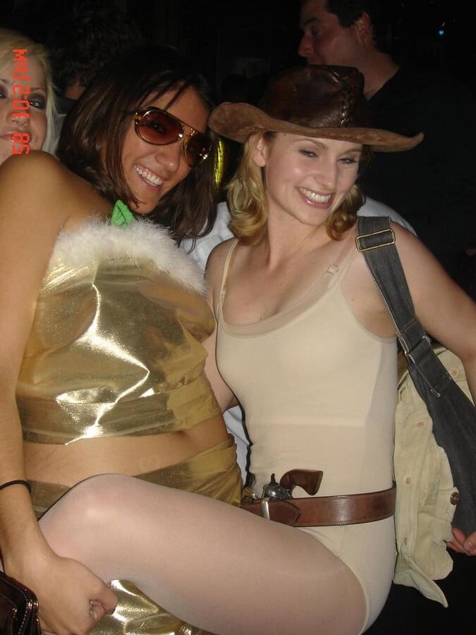 ladies in fancy dress