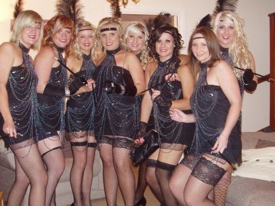 ladies in fancy dress