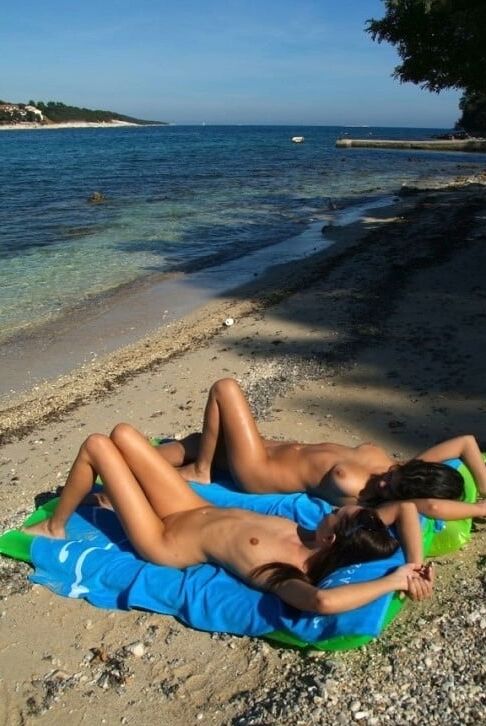 Multiple Ladies at the Beach