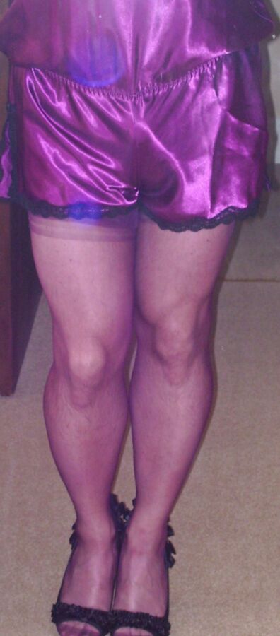 Purple stockings