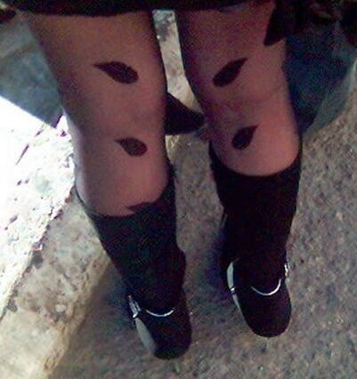 Anoter one good friends pantyhose and heels