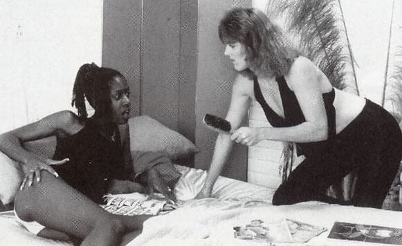 Spanking black maids