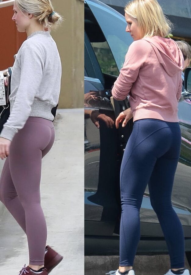Celebrity asses in leggings &amp; yoga pants , celeb butts