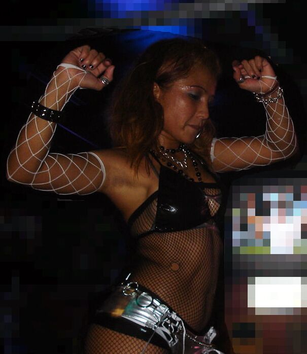 Filipina dancing in the bar