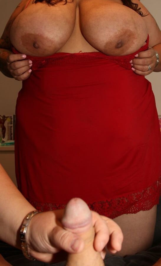 Big tits that I&;ve shot my cum over