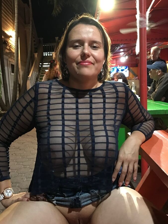 ladies out and about showing off