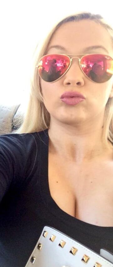 Blonde Patriots Fan