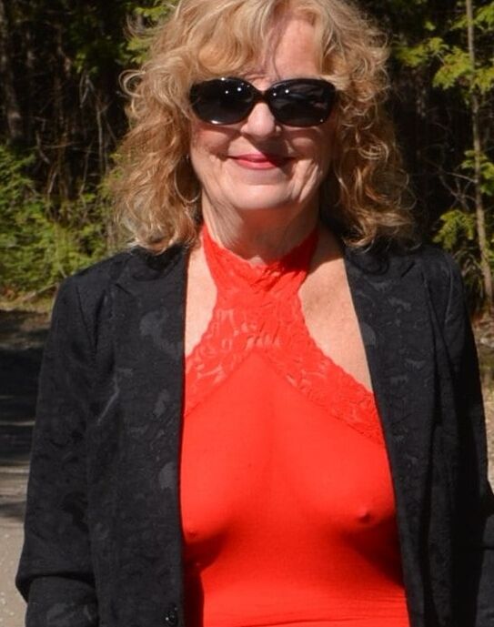 Red Sheer Garter Dress