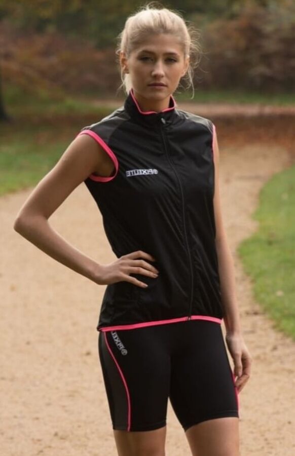 Women in cycling gear