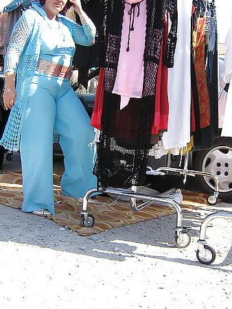 Cameltoe Granny