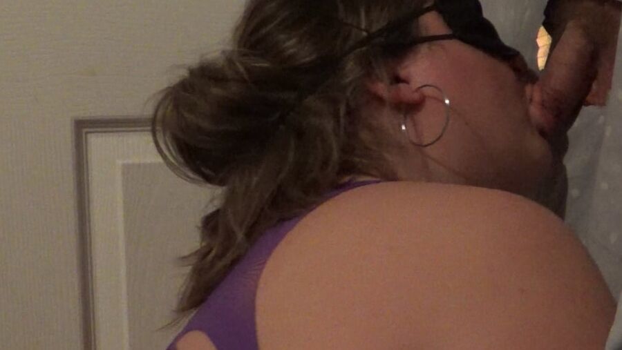Bbw cuckold wife st glory hole try