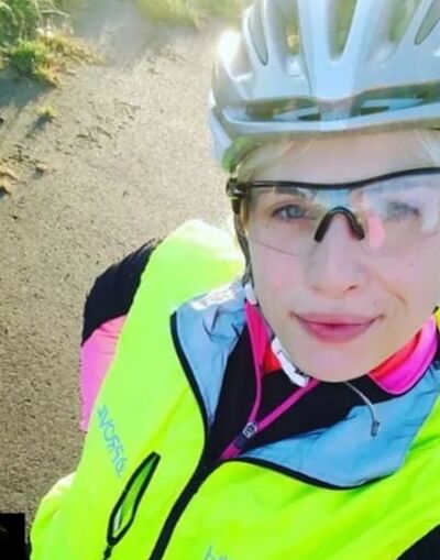 Women in cycling gear