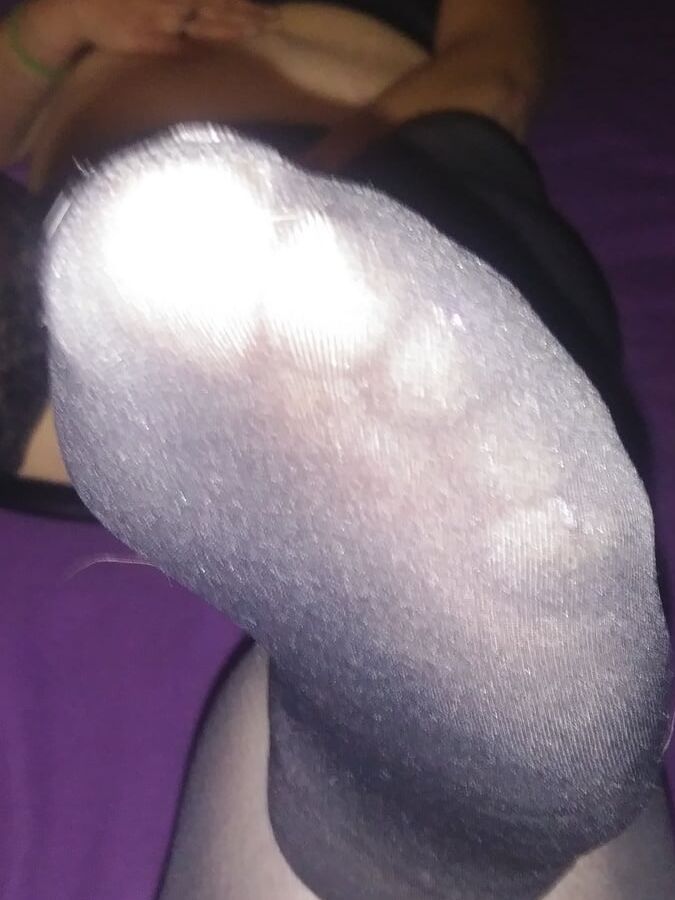 BBW Feet in Nylons