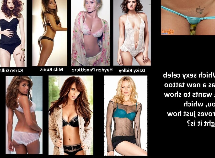 Which sexy celeb