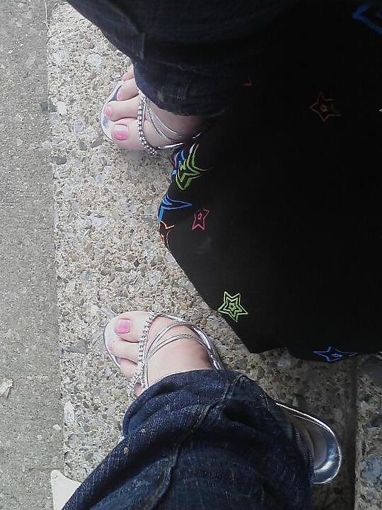 BBW Feet in Nylons
