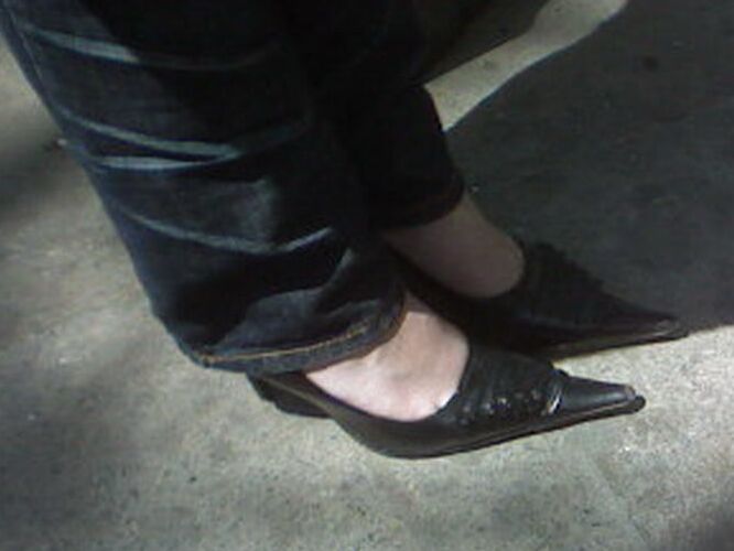 Anoter one good friends pantyhose and heels