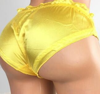 Panty satin flutter