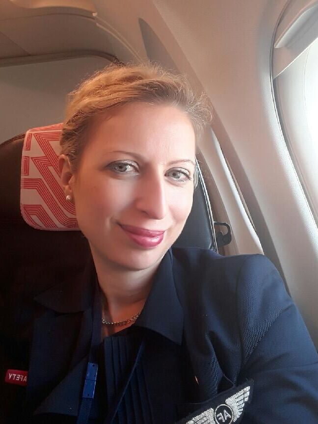 CLAIRE MARZIOU FRENCH CABIN CREW