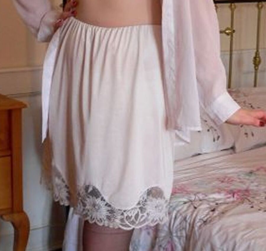 Silky Lingerie Panties Bras Silky Half Slips Lacy Full Slips
