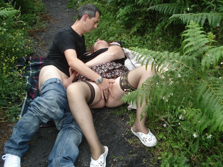Granny Clare loves dogging fun