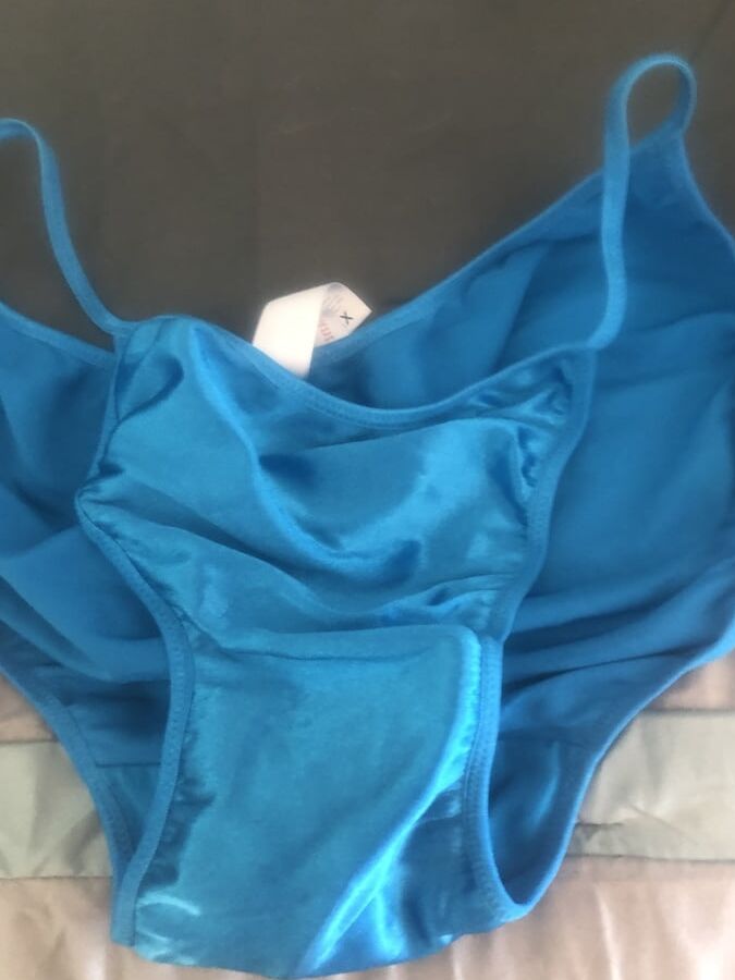 Wife in satin panties