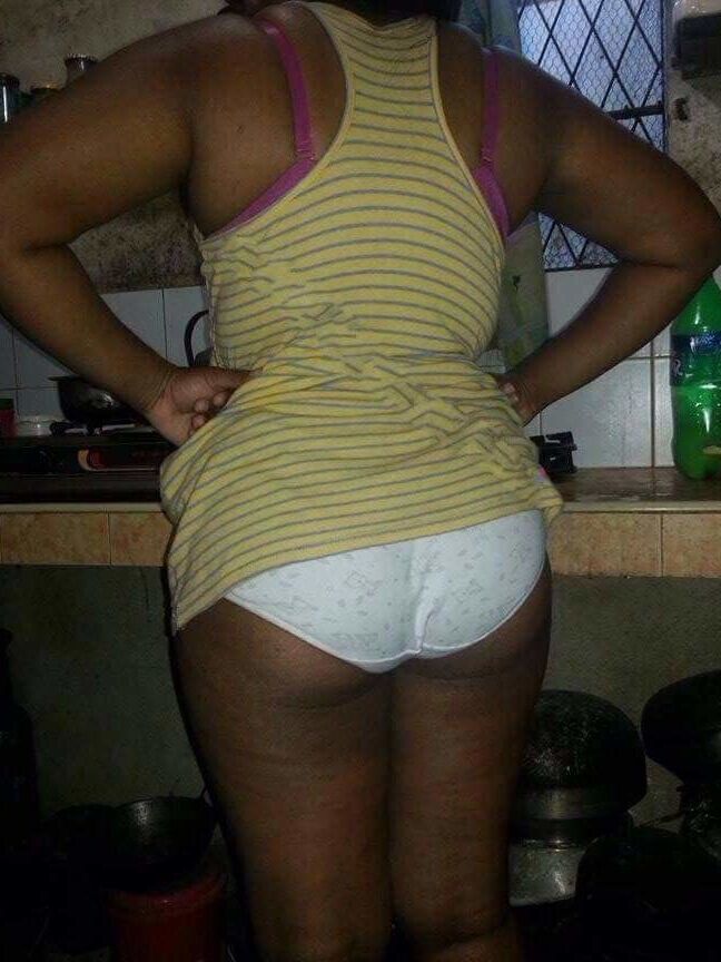 chubby asian bitch at kitchen