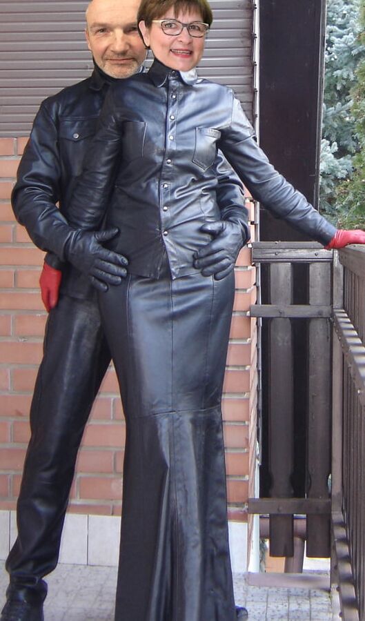 Elegante Leder Fotzen