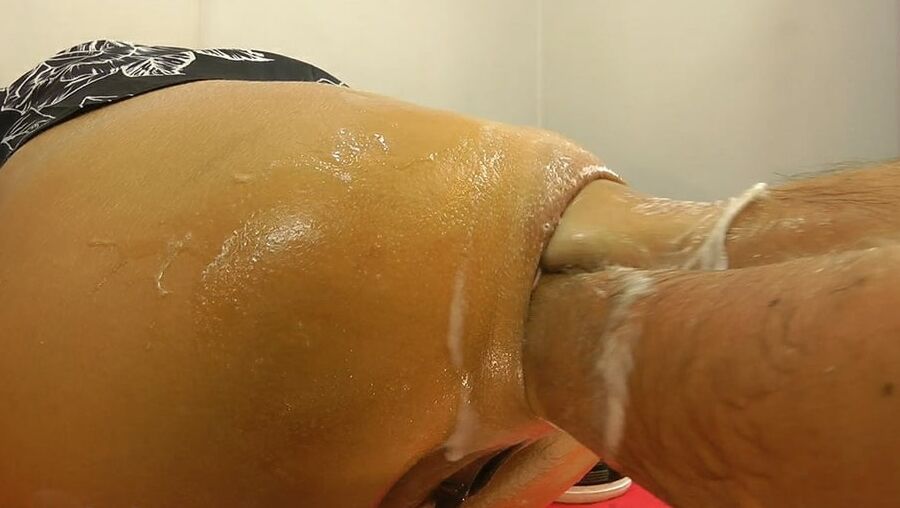 Double Anal Massage at the Motel