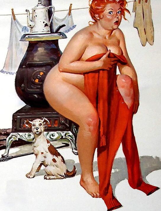 Plus-Size Pin-Up Hilda