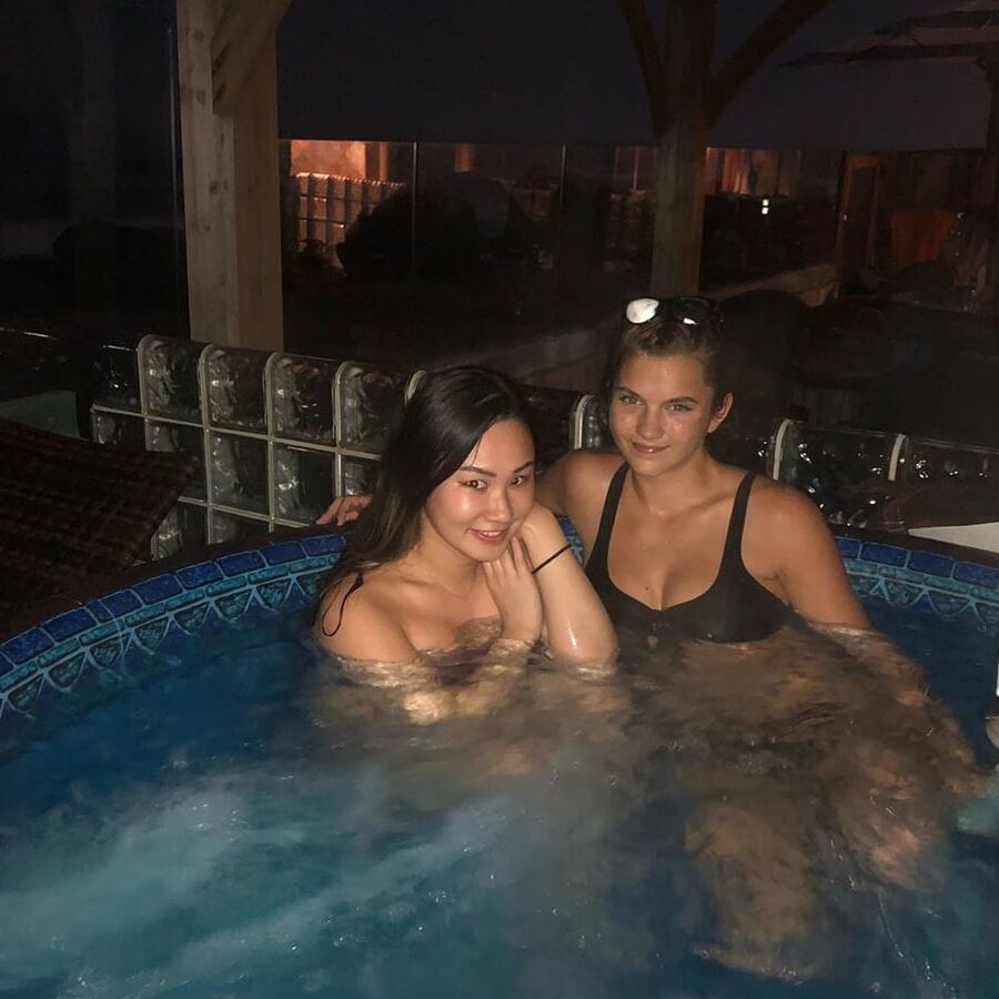 Chloe East bikini