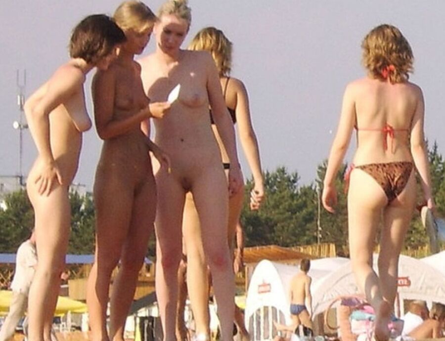 Multiple Ladies at the Beach