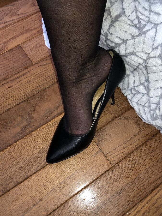 Nylons stockings amateur