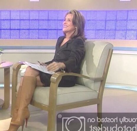 Female Celebrity Boots &amp; Leather - Meredith Vieira