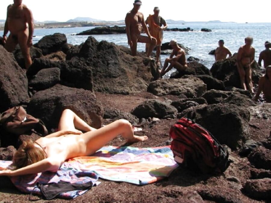 Babes, beach and her buttons to push