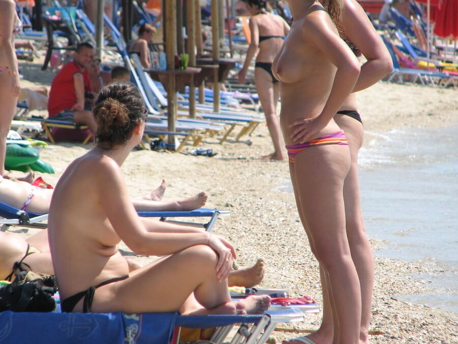 On the beach
