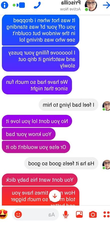 Cheating texts from gfs phone part