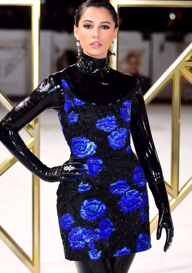Naomi Scott in PVC