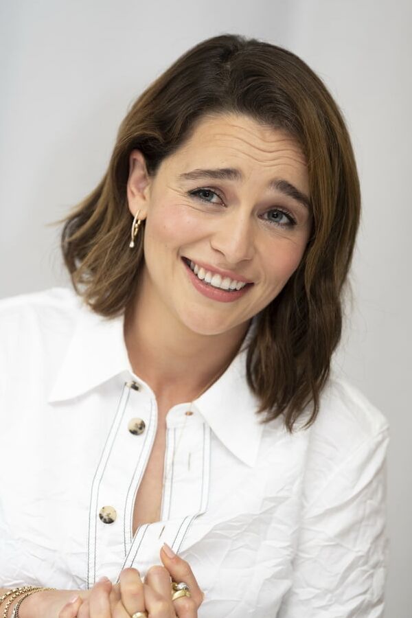Emilia Clarke pulling lots of cute faces