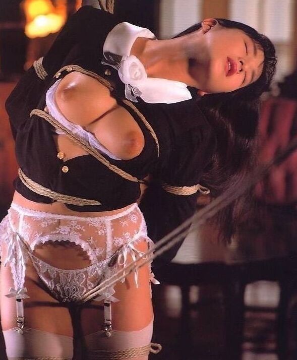 Asian Panty rope bondage
