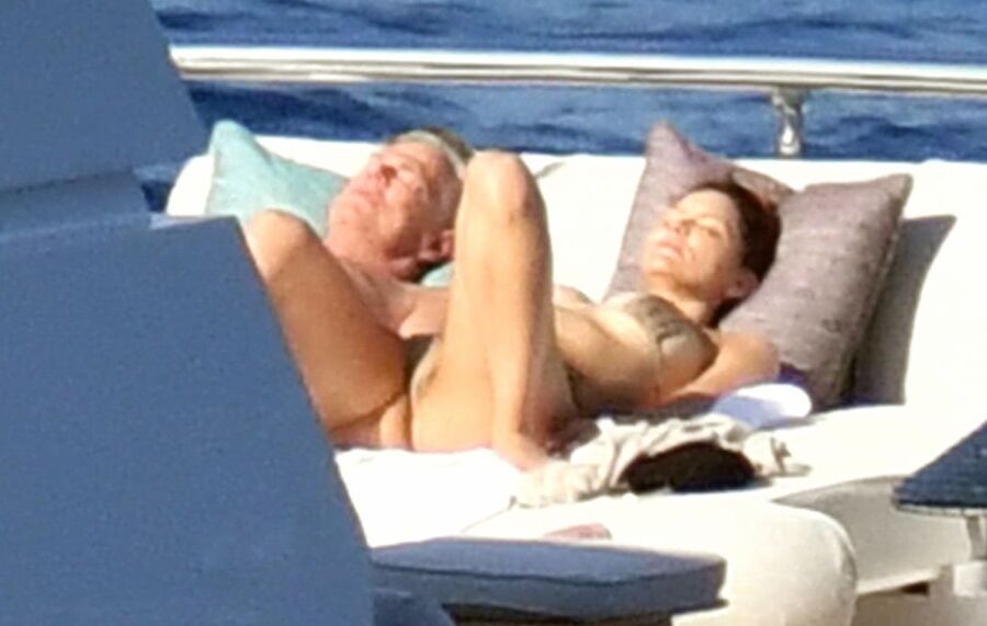 Katharine McPhee topless Capri jul