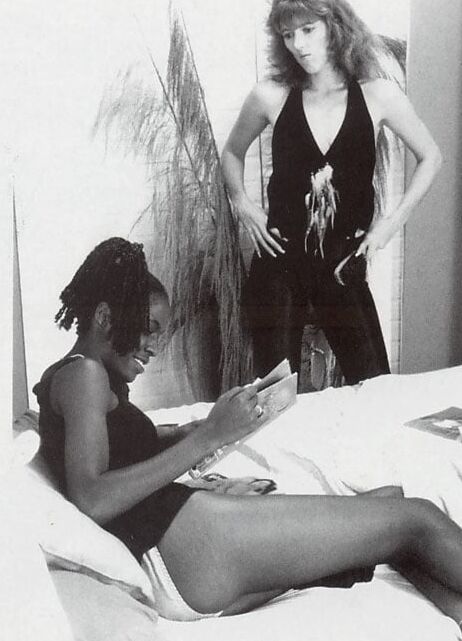 Spanking black maids